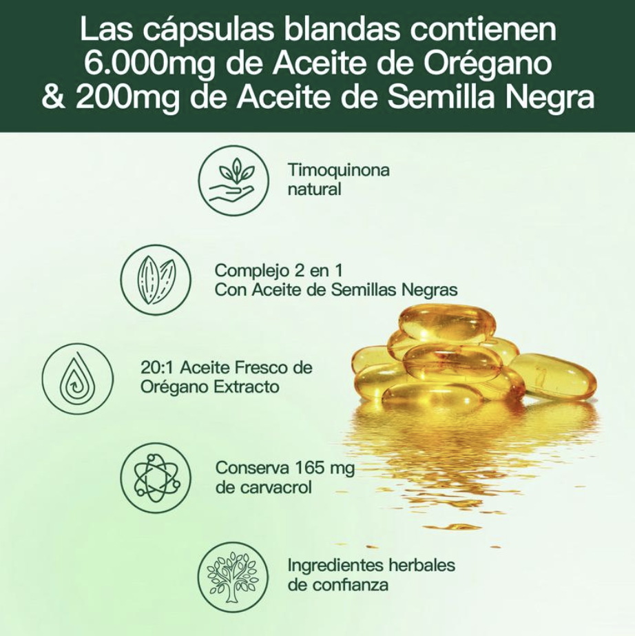 Aceite de Orégano ✨ 🌿