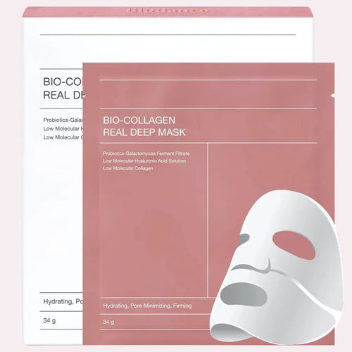 Mascarilla Facial Colágeno Bio – Reduce Poros, Hidratante Iluminadora