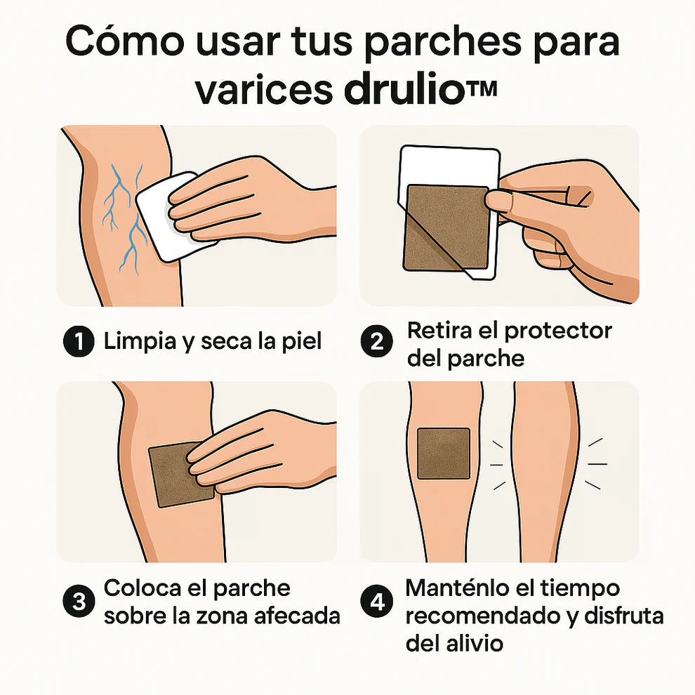 🌸Parches Naturales para las Varices y para las Piernas Cansadas - VeinPatch™  ®