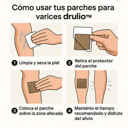 🌸Parches Naturales para las Varices y para las Piernas Cansadas - VeinPatch™  ®